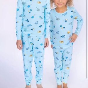 lovey & grink hannuka pajama set 3t